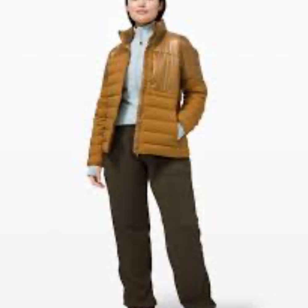 Lululemon Navigation Stretch Down Jacket Spiced Bronze 8 - Picture 14 of 15